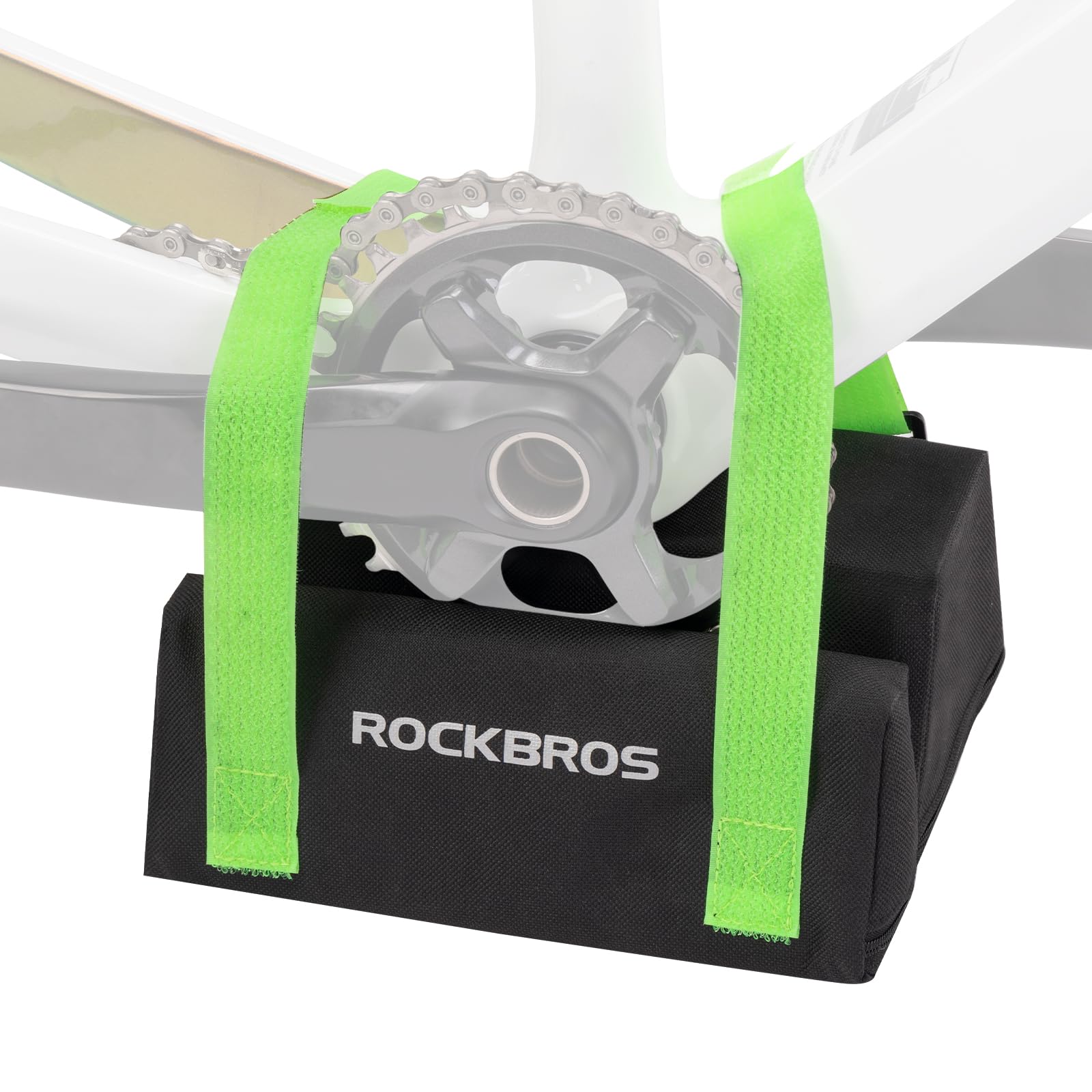 ROCKBROS Protezione da Trasporto per Guarnitura Bici, Supporto Morbido Protettivo per Pedivella Bicicletta MTB, Stabile in Velcri, Accessori Bike