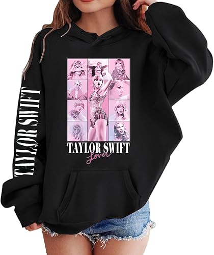 AneiDa 1989 Sudaderas con capucha para niñas Taylor adolescentes merch sudaderas niños swifts suéter concierto traje para 4-14 años