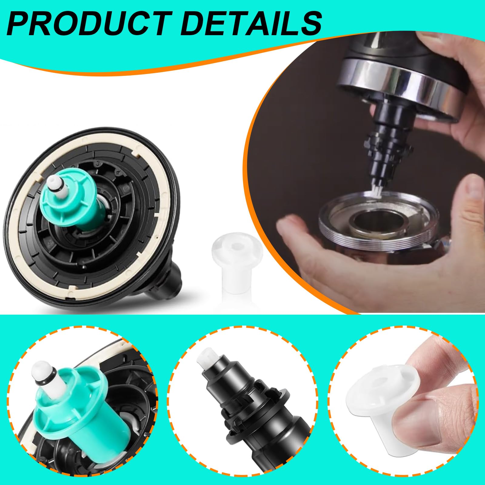 Kit Membrane/diaphragme EBV-1020-A Pour Chasse D'eau Sloan - Référence OEM 3325001 - Compatible ECOS, G2, Optima