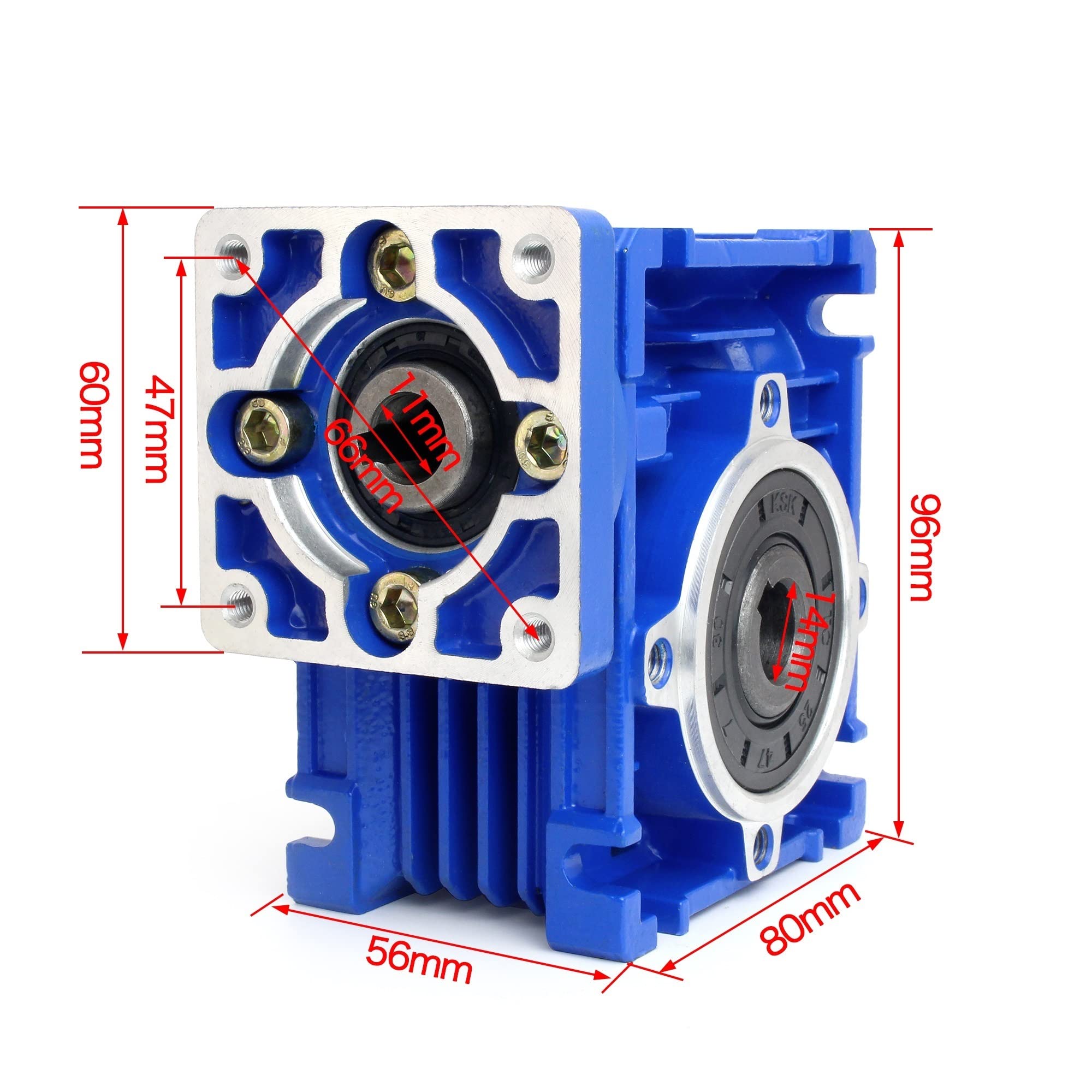 Motor paso a paso, Reductora Reductor de engranajes de engranaje de alto torque Relación reductora for NEMA23 Adaptador de manga del eje + eje 8 * 11 mm(Ratio 25-1)