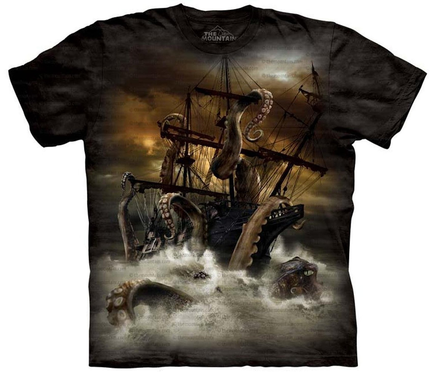 The Mountain Unisex-Erwachsene T-Shirt-Kurzarm