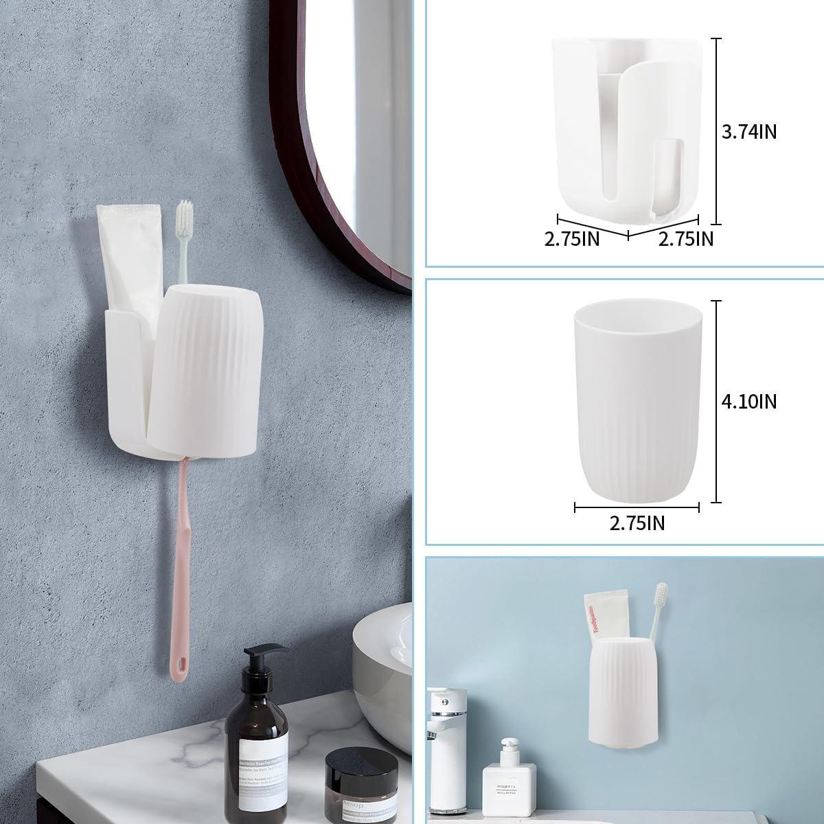 Toothbrush Holders for Bathrooms Toothbrush Holders Wall Mounted