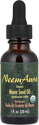 Aceite de semillas de neem orgánico, 1 fl oz