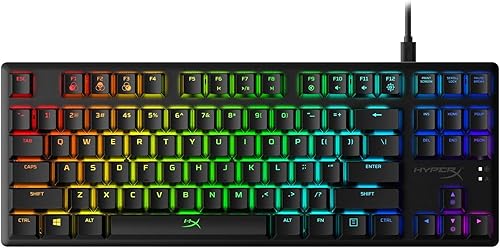 Miniatura 2 de HyperX Alloy Origins Core - Teclado mecánico para juegos Tenkeyless y reposamuñecas - Tenkeyless - Gel de enfriamiento - Espuma viscoelástica -