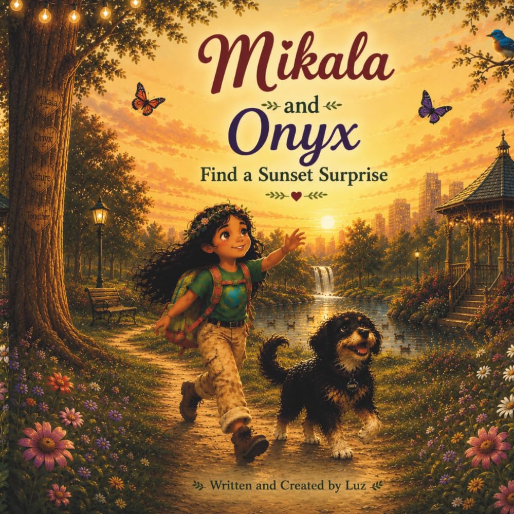Mikala and Onyx Find a Sunset Surprise: A Story of Kindness, Curiosity, Friendship, and Nature (The Adventures of Mikala)