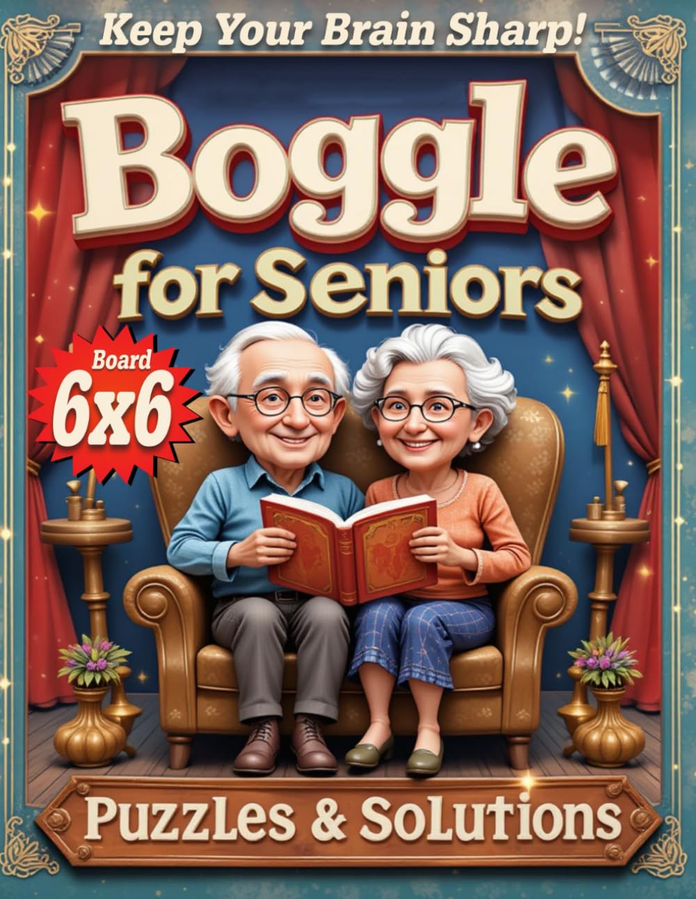 Boggle For Seniors: A Fun Word Challenge for Retirees, Keep your brain sharp!, Puzzles and Solutions.