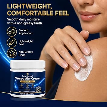 Neuropathy Soothing Cream 100g, Cooling Massage Balm for Feet and Hand