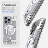 Spigen Apple iPhone 16 Pro Max ile Uyumlu ince MagSafe Kılıf Ultra Hybrid Sararmaya Dayanıklı DuraClear™ Hava Kanalı Teknolojisi™ Askeri Sınıf Koruma MagFit Zero One White Tasarım Kapak - ACS08005