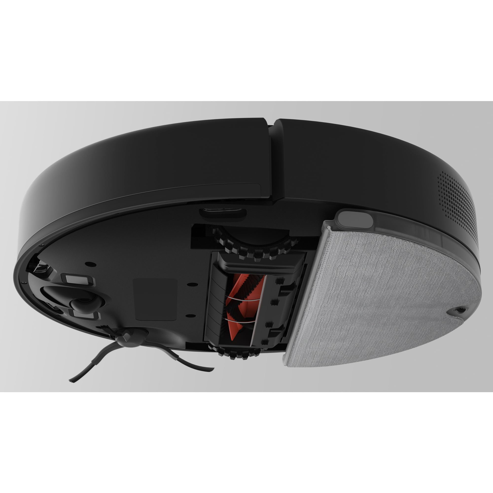Dreame D9 MAX Robot Aspirador, LDS Laser Mapping y Slam Algoritmo de Navegación, Potencia de Succión 4000Pa, 150 Minutos de Tiempo de Ejecución, Alexa, Mapeo Inteligente, Pisos Duros, Color Negro