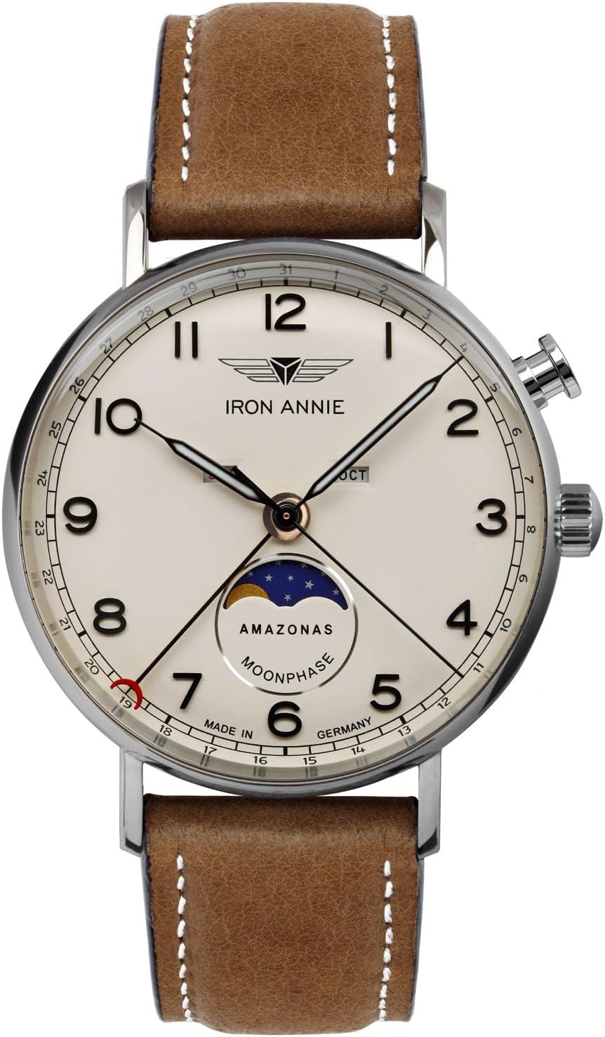 Iron Annie Men's Watch Amazonas Moon Phase 5976-5