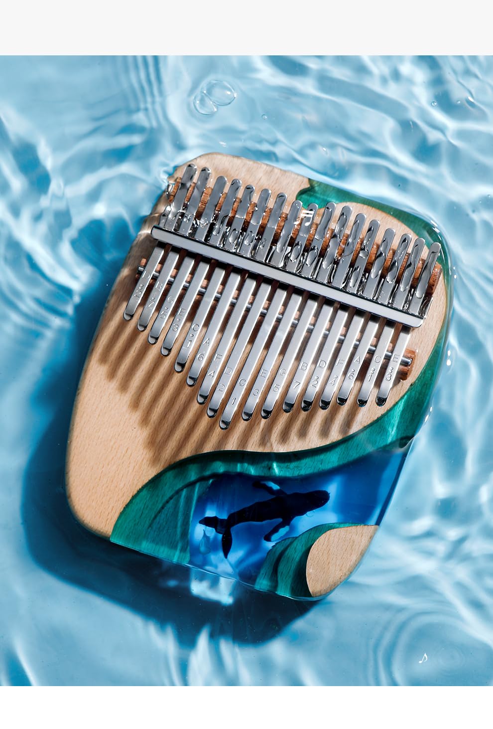 Kalimba 17/21 Schlüssel, Holz Fingerklaviere，Professionelle Daumenklavier Carlimba, Mbira Instrumente (M)