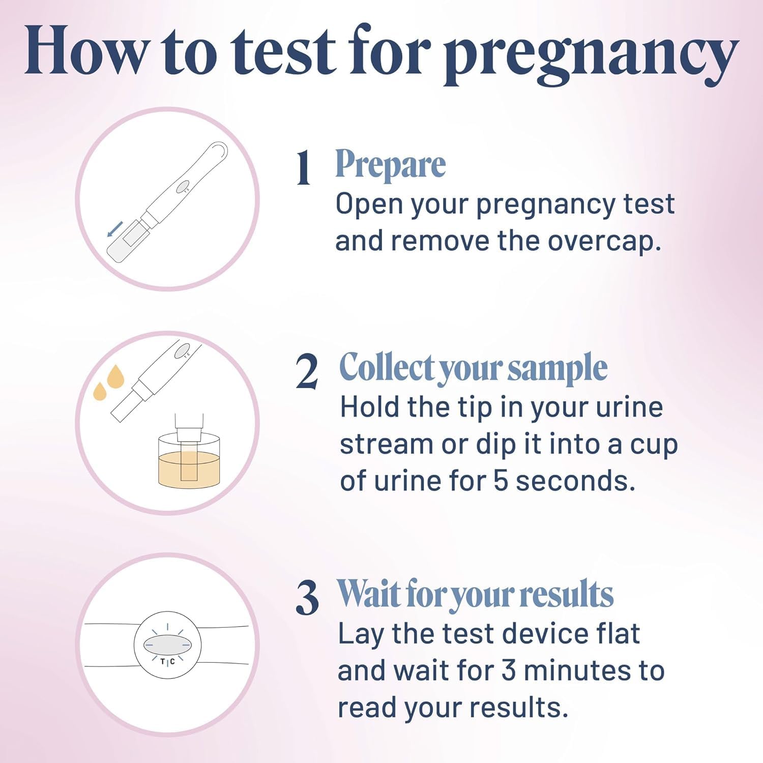 Apphia Early Detection Pregnancy Test | Midstream Pregnancy Test | hCG Test Strips | Get Results 6 Days Sooner – Made in The USA (10, Pack of 10) - Image 7