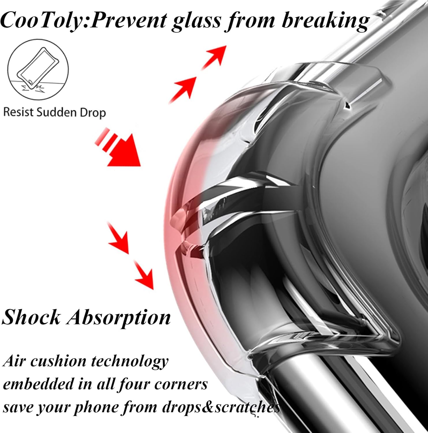 المميز - جراب موبايل شفاف من كوتولي لهاتف سامسونج جالاكسي S21 ... - view 4