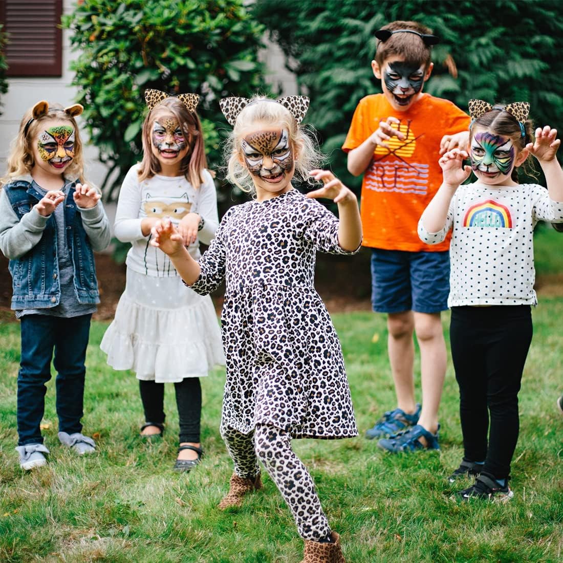 LIONSOUL Cheetah Ears Headband for Women Leopard Cheetah Print Birthday Party Decorations Supplies - Image 5