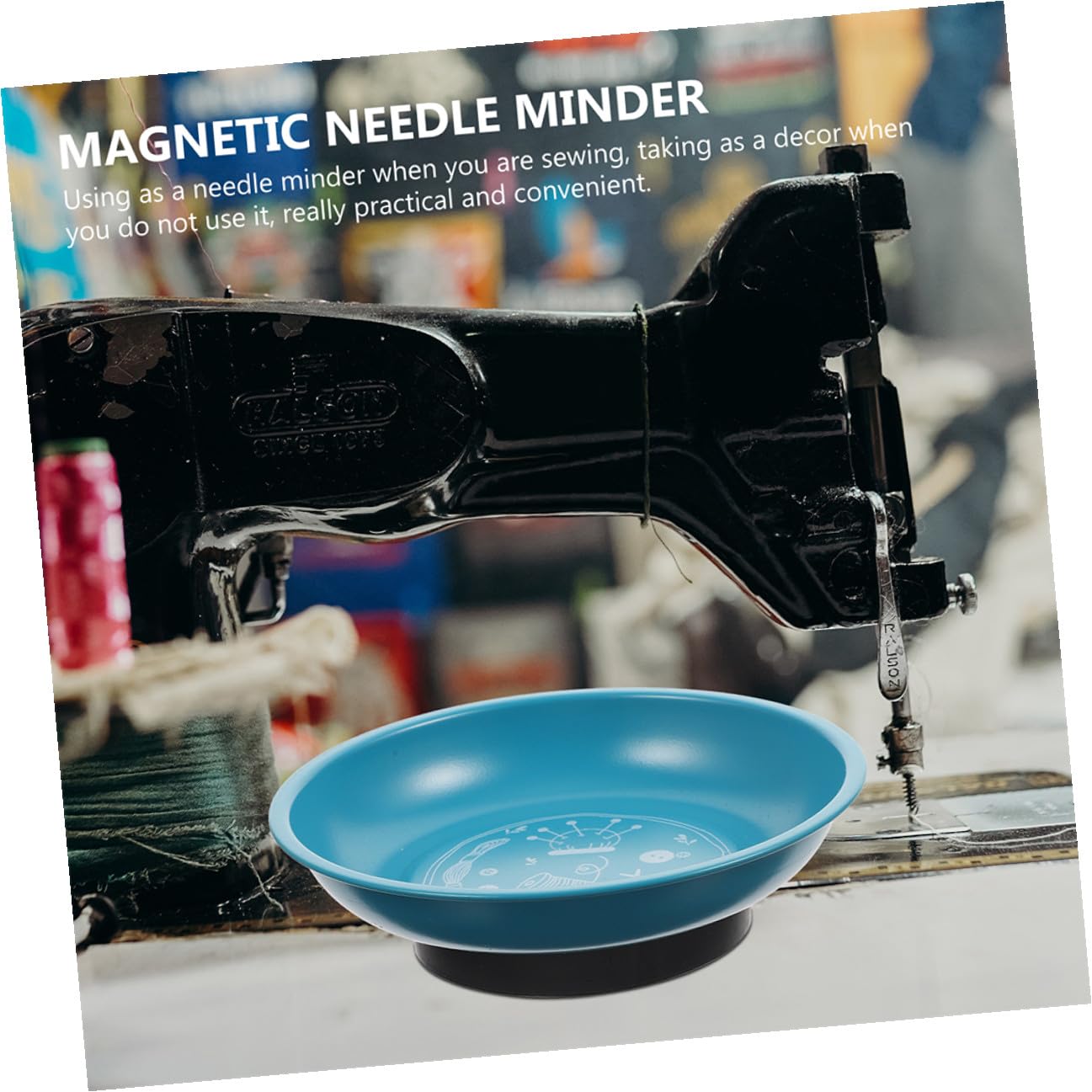 2 Stück Magnetischer Nadelhalter Bunter Nadelschale Nadelorganizer zum Nähen und Basteln Kompakt Sicher und Praktisch für Nadeln Schrauben Metallteile Tragbar für Handarbeit und