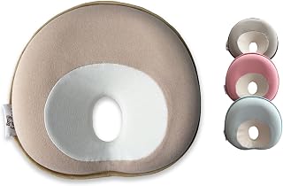 Baby Pillow for Stroller, Bouncer, Car Seat and Travel (Biscuit Beige)