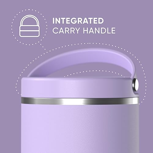 Miniatura 84 de Hydrapeak - Termo de acero inoxidable de 32 oz, aislamiento al vacío, comida caliente y fría, boca ancha, a prueba de fugas, para adultos y niños