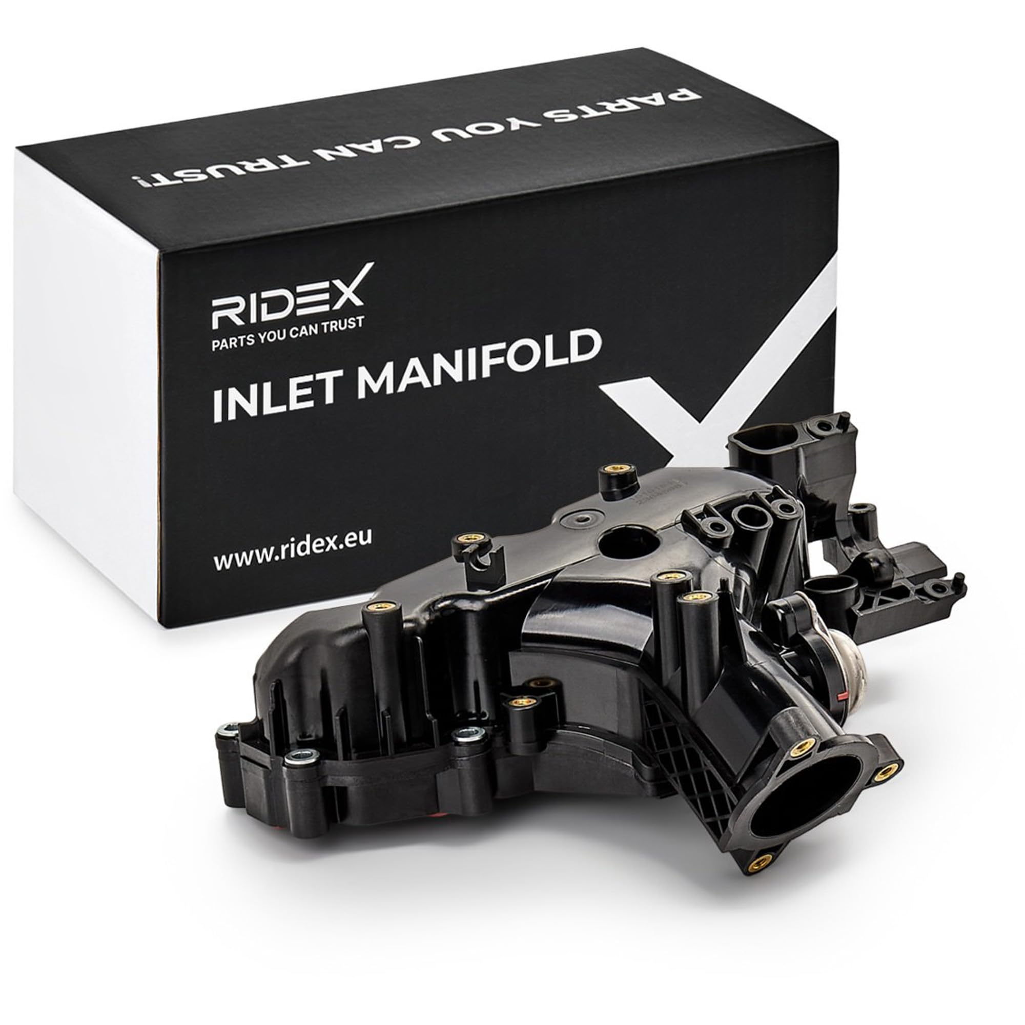 RIDEX 1640F0168 Raccordo Collettore aspirazione con guarnizioni senza regolatore/attuatore Compatibilità con VW Polo Hatchback 6R1, 6C1