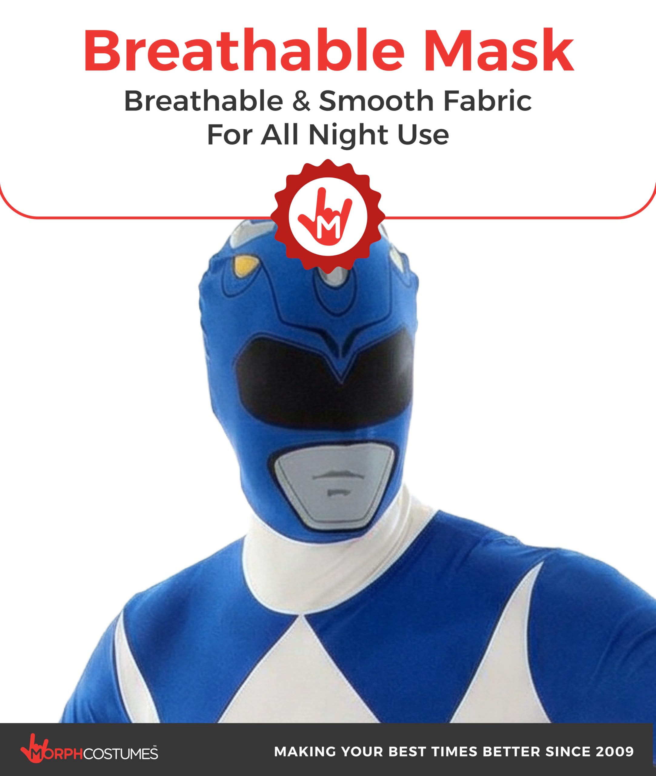 Morphsuits Kostium Power Rangers, kostiumy na Halloween dla mężczyzn