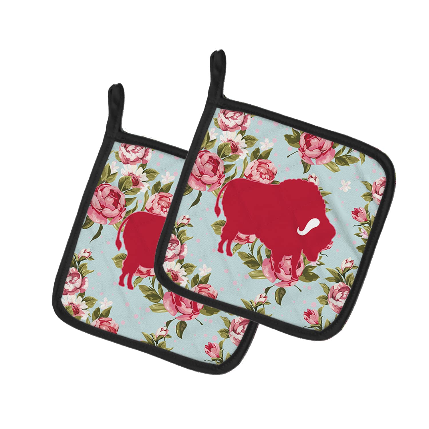 Soportes para ollas Caroline's Treasures BB1127-RS-BU-PTHD de tela multicolor