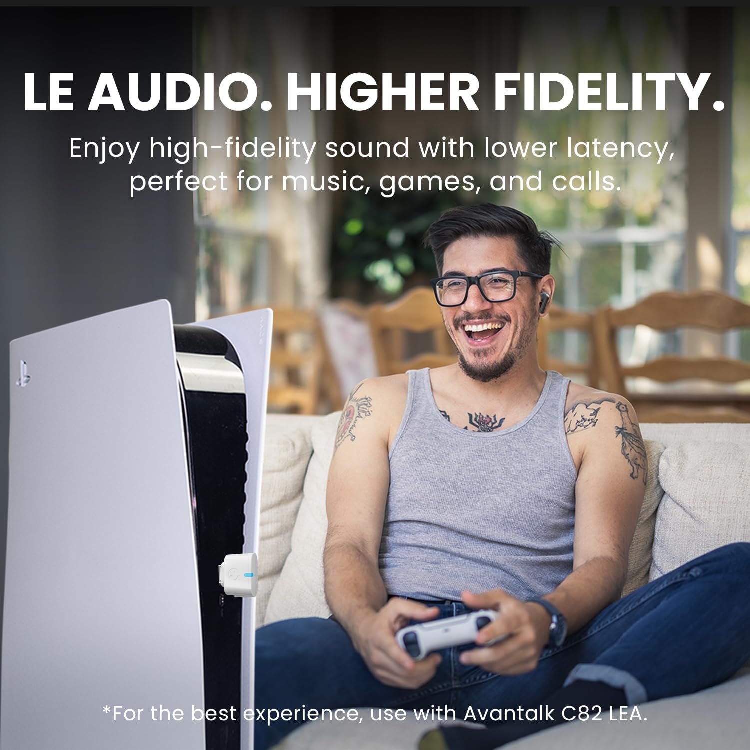 Avantalk Infinity NC Przyszłościowe słuchawki douszne Auracast, LE Audio i Bluetooth z adaptacyjną technologią aptX