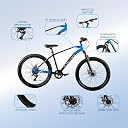 CROW - Black Ninja 7 Speed Gear Cycle | 29" T Cycle for Boys 12 to 15 Years | Bicycle for Men Adult | Mountain Bike with Front Suspension & Dual Disc Brakes| Unisex MTB Cycle for Men | gallery image