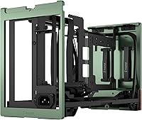 Vista 14 de Fractal Design Terra Jade - Panel frontal de madera de nogal - Factor de forma pequeño - Carcasa para juegos Mini ITX - Cable elevador PCIe 4.0