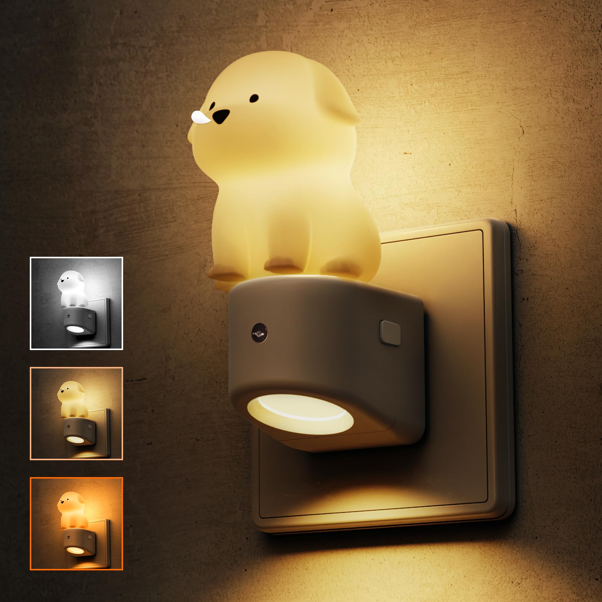 LOHAS-LED Nachtlicht Steckdose, 3D Cute Nachtlicht