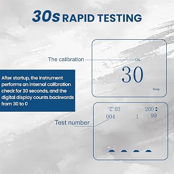 ATP Tester Portable ATP Fluorescence Detector ATP Hygiene Monitoring System ATP Rapid Detector, Not Include Swabs (Model ATP-2)