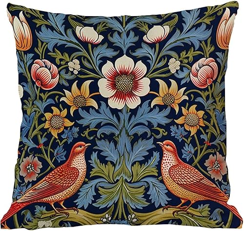 Vista 143 de ArogGeld Chinoiserie - Fundas de almohada escénicas asiáticas, estilo asiático, funda de almohada azul y verde Kelly, funda de cojín para decoración