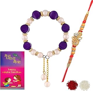 AR Eyewar Rakhi For Bhaiya, Bhabhi And Family For Brother And Sister, Set Of 1 Rakhi Combo Set-picture-32
