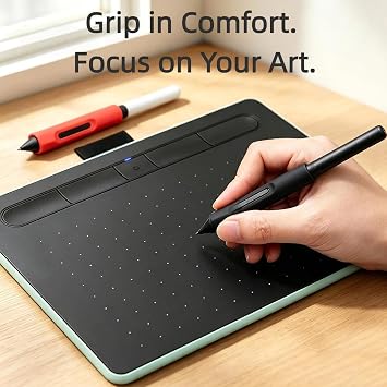 Pen Holder Silicone Grip Suitable for Wacom Pen | Suitable for Wacom Pen LP-190-2K, LP-1100-4K, CTL472/672, CTL4100/6100, CTL490/690, One DTC-133 Stylus