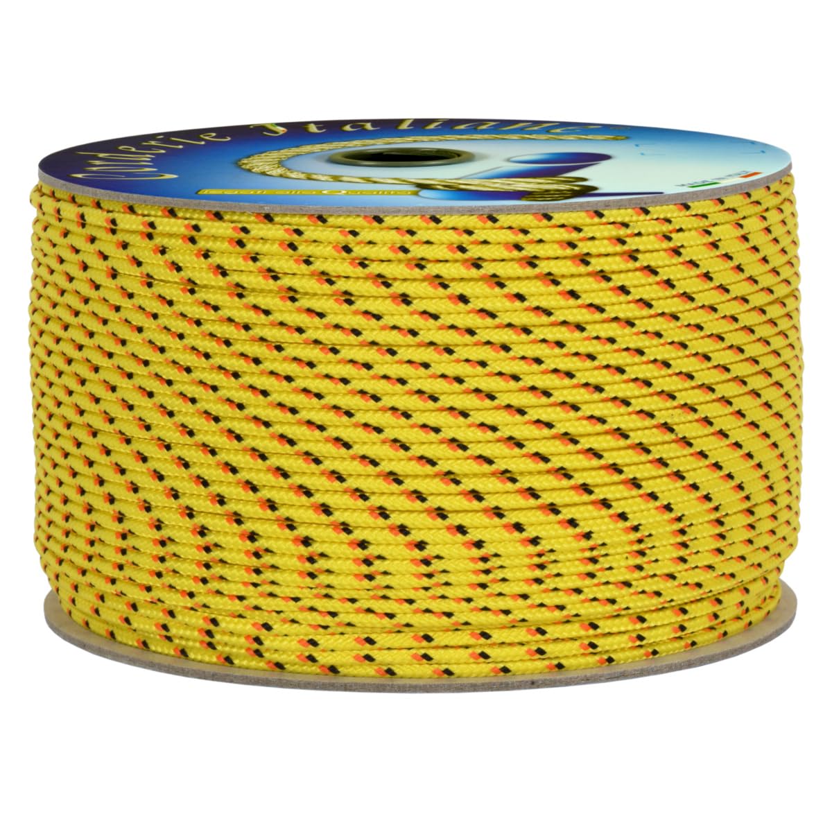 Corderie Italiane 006038160 Cordino Colorato Hobby Fantasy, Giallo, 3 mm, 20 mt