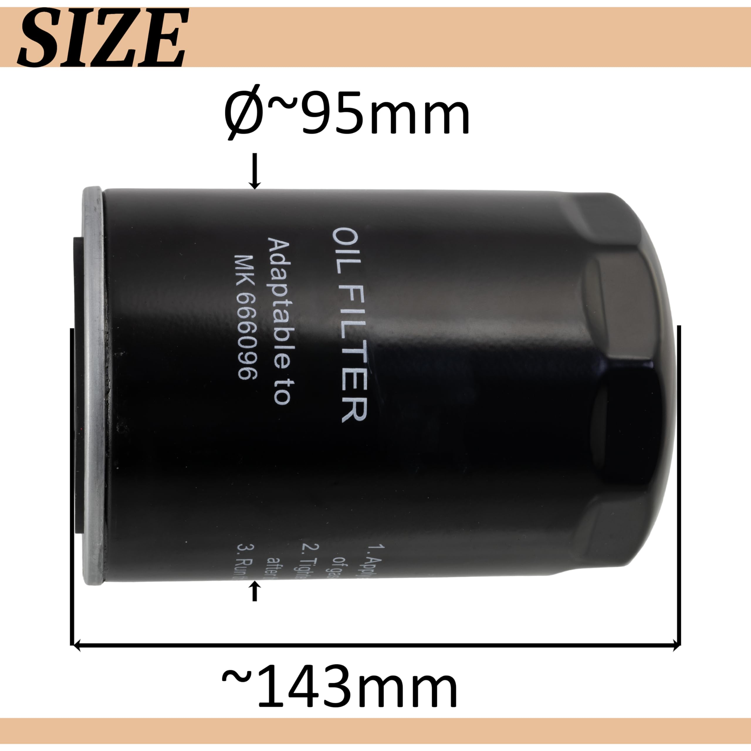 AERZETIX - C72424 - Ölfilter M22x1.5 - kompatibel mit Citroën Fiat  