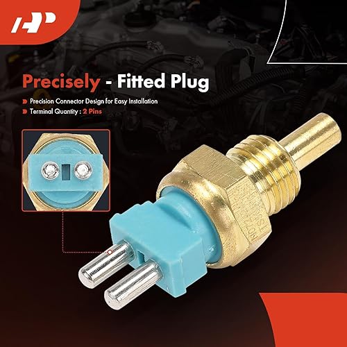 Miniatura 3 de A-Premium Sensor de temperatura del refrigerante del motor compatible con Mercedes-Benz C220, S350, S420, S500, S600, SL500, SL600, 300E, 300SE,