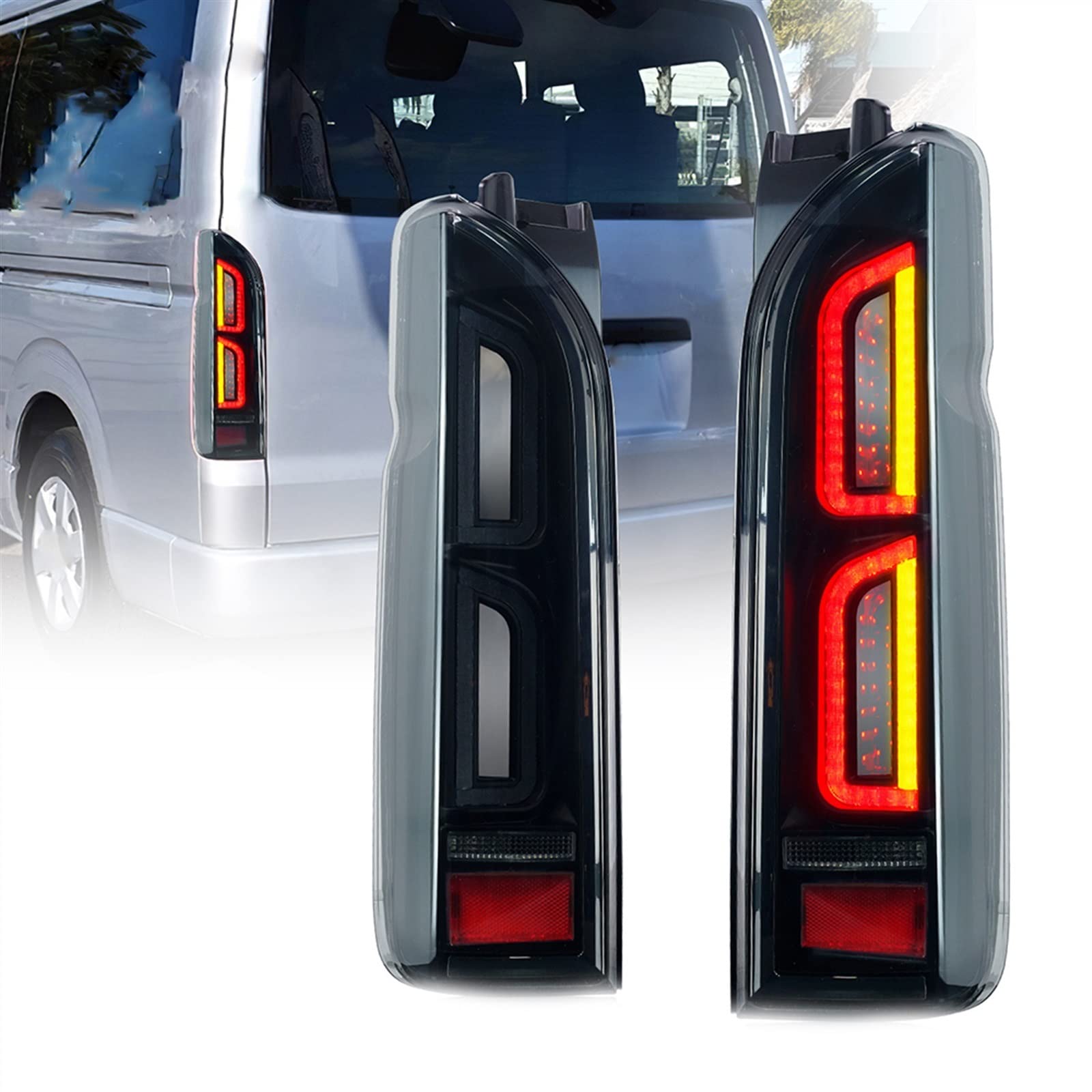 Feu arrière brisé sur votre Hiace ? Remplacez vos blocs optiques 2005-2019 dès maintenant