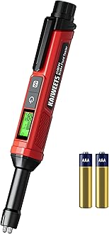 KAIWEETS Brake Fluid Tester Pen with Corrosion Resistance Probe, High-Precision Brake Fluid Moisture Tester with Data Hold Function, Buzzer Alarm, 3 Colors Backlight, Calibrated for DOT3, DOT4, DOT5.1