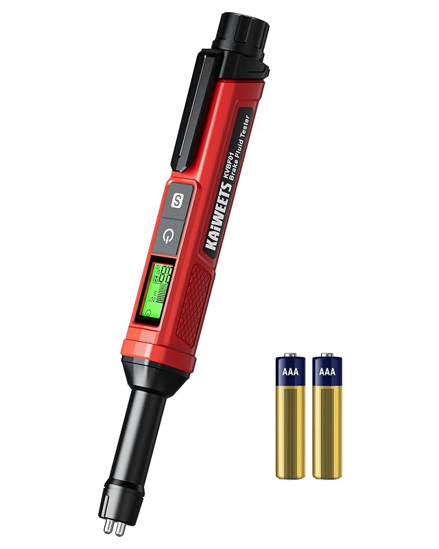 Caneta Testadora de Fluido de Freio KAIWEETS KVBF01 com Sonda Anticorrosiva – 1 unidade