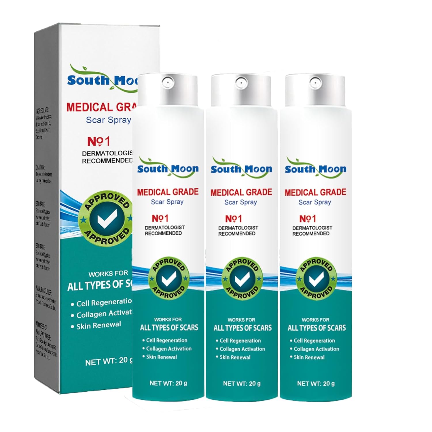 3Pcs Scar Remove Advanced Spray for All Types of Scars