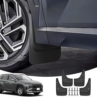 Sponsored You’re seeing this ad based on the product’s relevance to your search query.Learn more about this advertisement LANGBEAN Mud Flaps for Hyundai Tucson NX4 2025 2024 2023 2022 2021, Front and Rear Splash Guards with Mounting Screws, All-Weather Mud Flaps Accessories, No Drilling Required [Pack of 4]