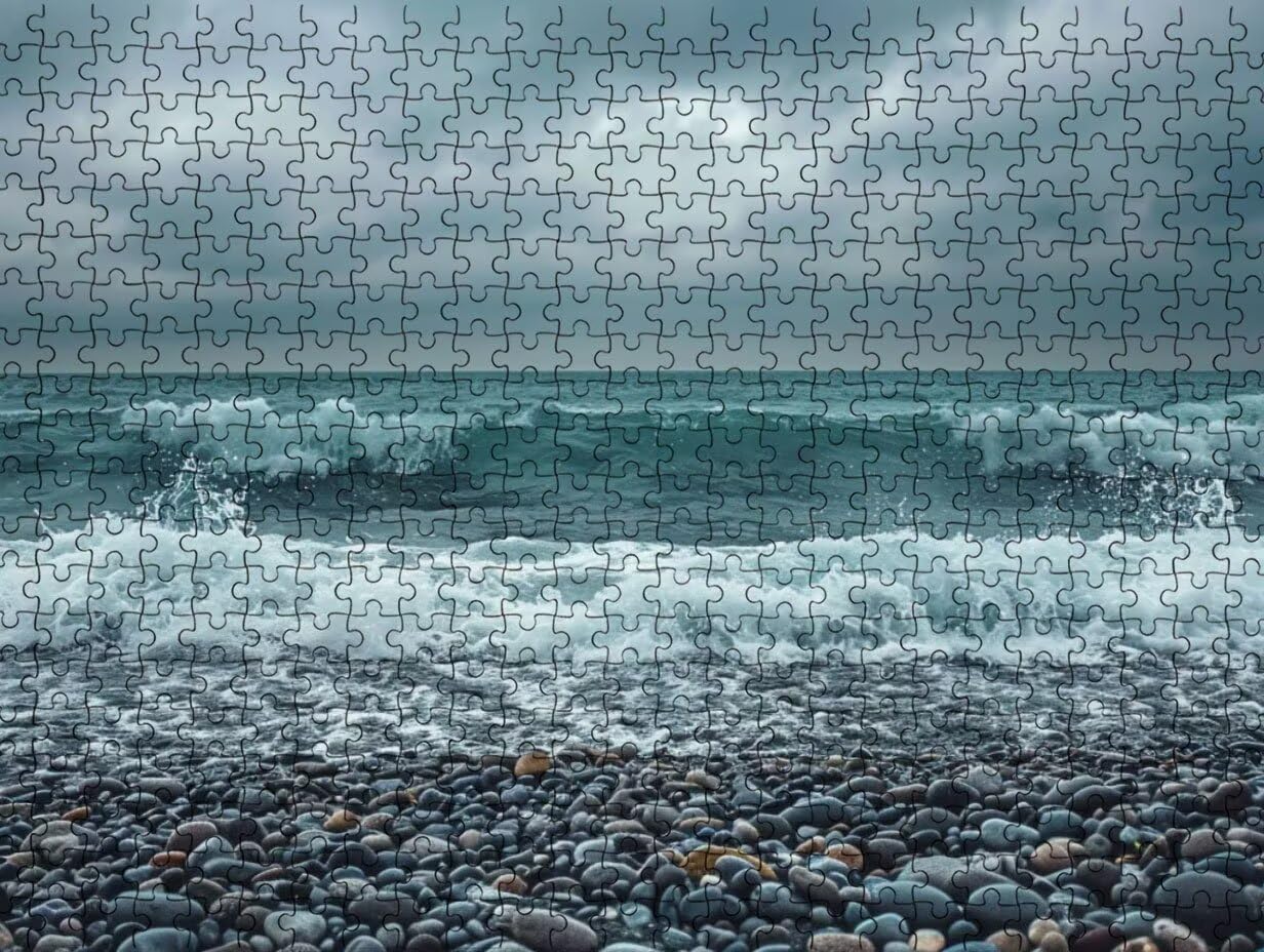 Clásicos Puzzle 5000 para Adultos, Cielo Nublado Y Mar LDYQS7-667