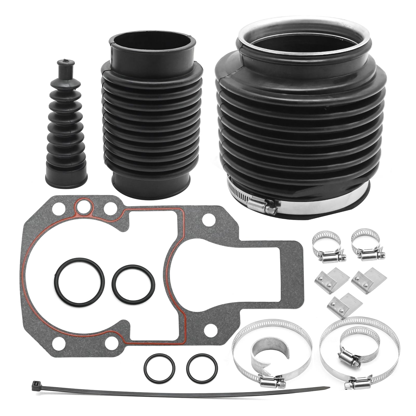 【メル86961】 Zreneyfex 18654A1 Transom Bellows Kit U-Joint Exhaust Shift Cable