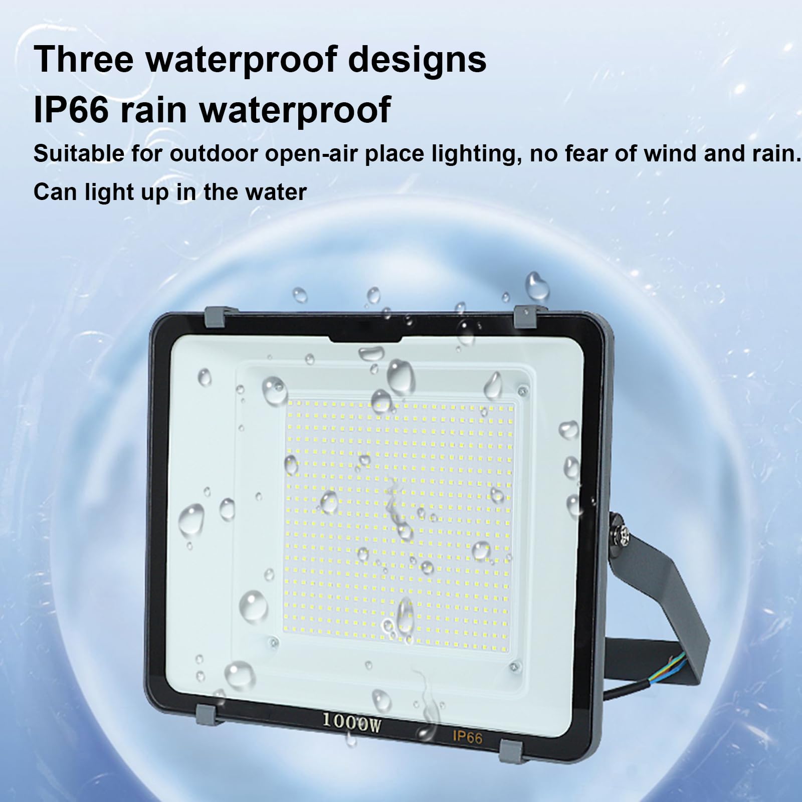 Faretto LED Da Esterno Faro 1000-6000w IP66 Impermeabile Faretti LED Da Soffitto Orientabili, Anti-Corrosione Spot Illuminazione Luce Di Lavoro Per Esterni Utilizzando Come Giardini Ecc (2000W)