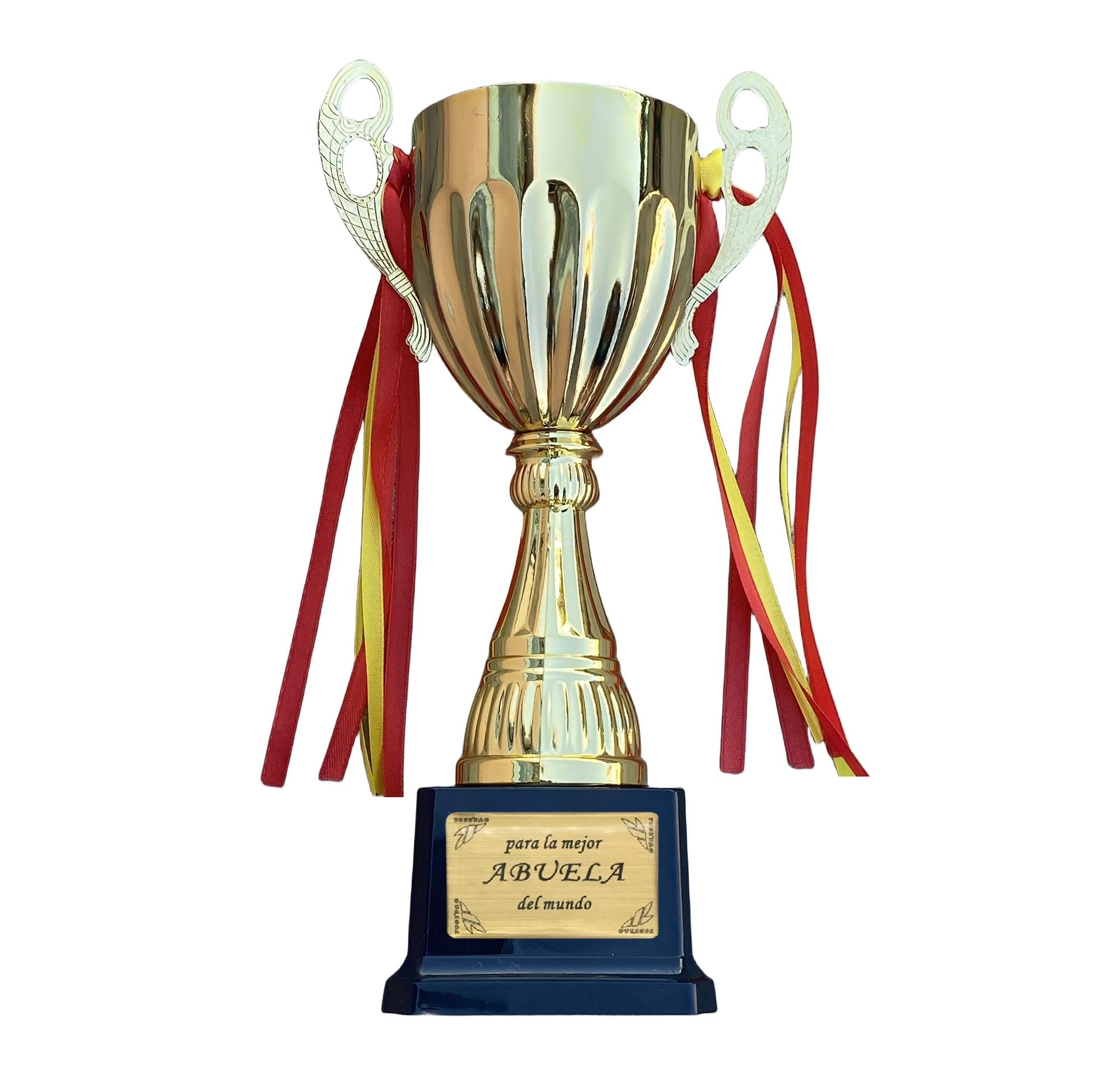 Durabol Premio Copa de Trofeos con Pegatina para Regalos al Mejor del Mundo Una Variedad de Opciones de Texto, Familiares y Amigos. — view 14