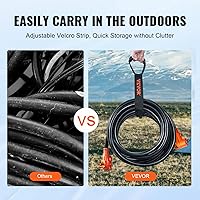 Vista 6 de VEVOR Cable de extensión de 50 amperios para RV, de 15 pies, cable de alimentación para RV resistente STW de calibre 6/3+8/1, enchufe macho NEMA