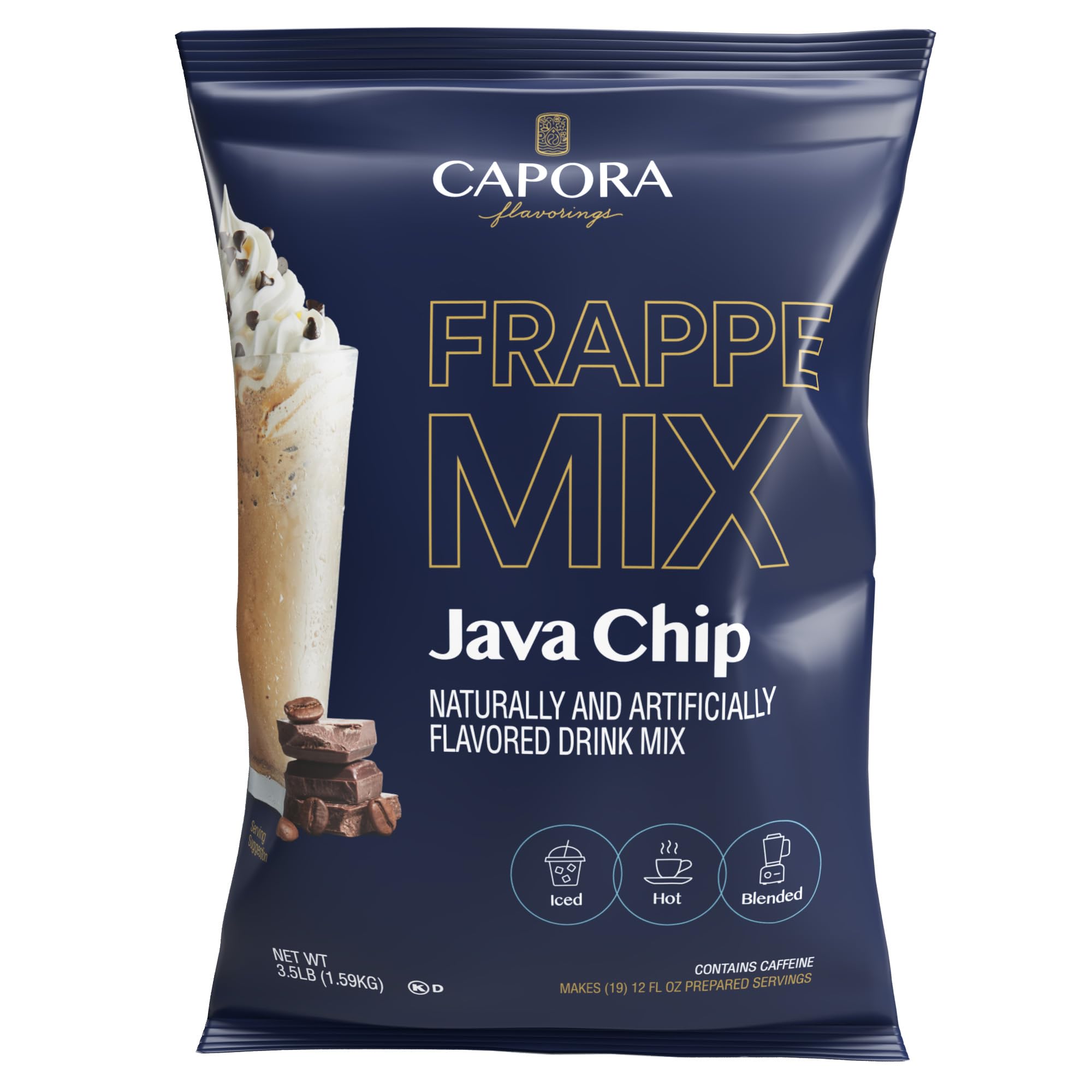 Amazon.com : Capora 3.5 lb. Java Chip Frappe Mix, Coffee Shop