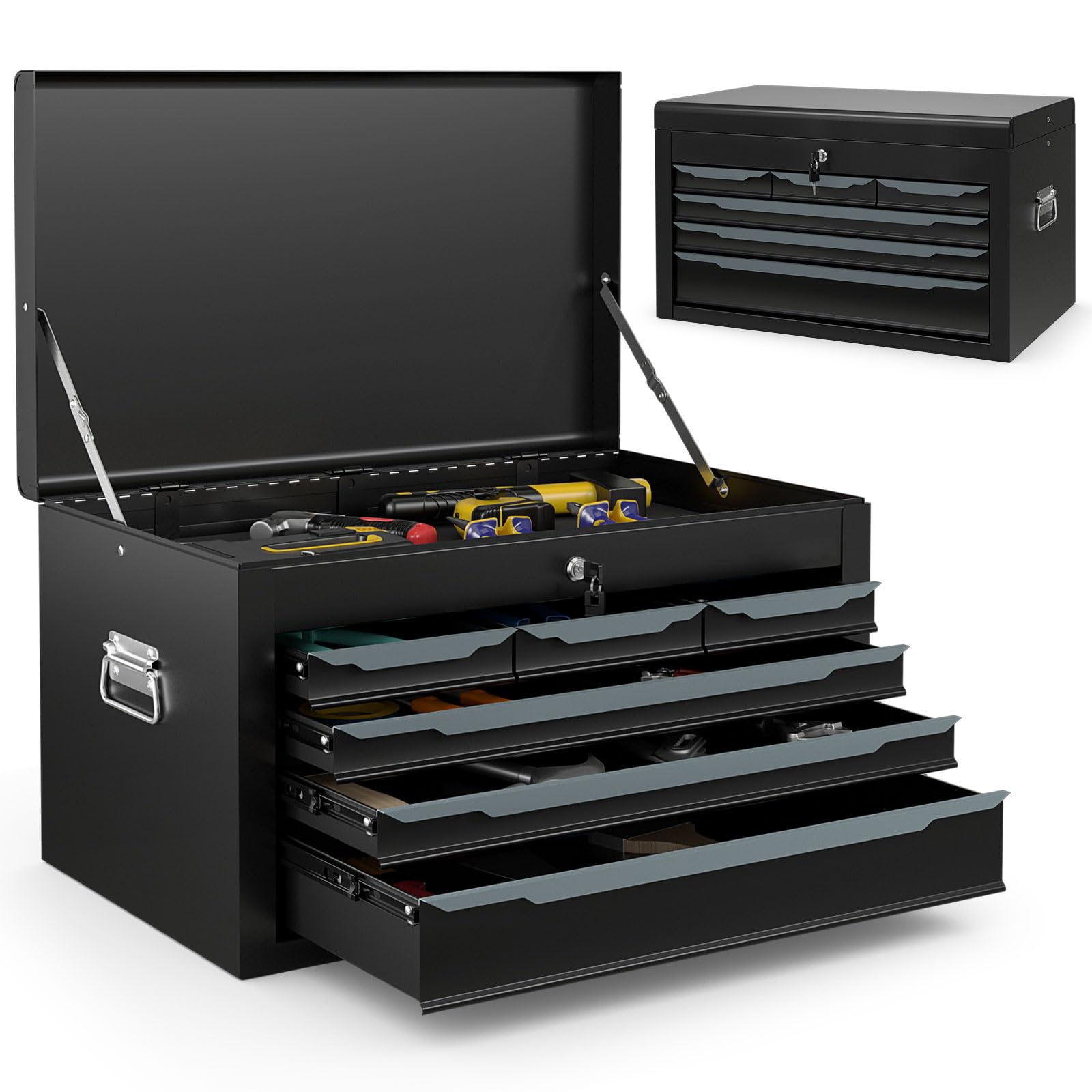 ARNOT Large Metal Tool Box
