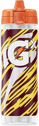 Miniatura 1 de Gatorade Washington Commanders Gx NFL - Botellas antideslizantes para apretar, sistema de hidratación Gx y cápsulas concentradas de bebidas