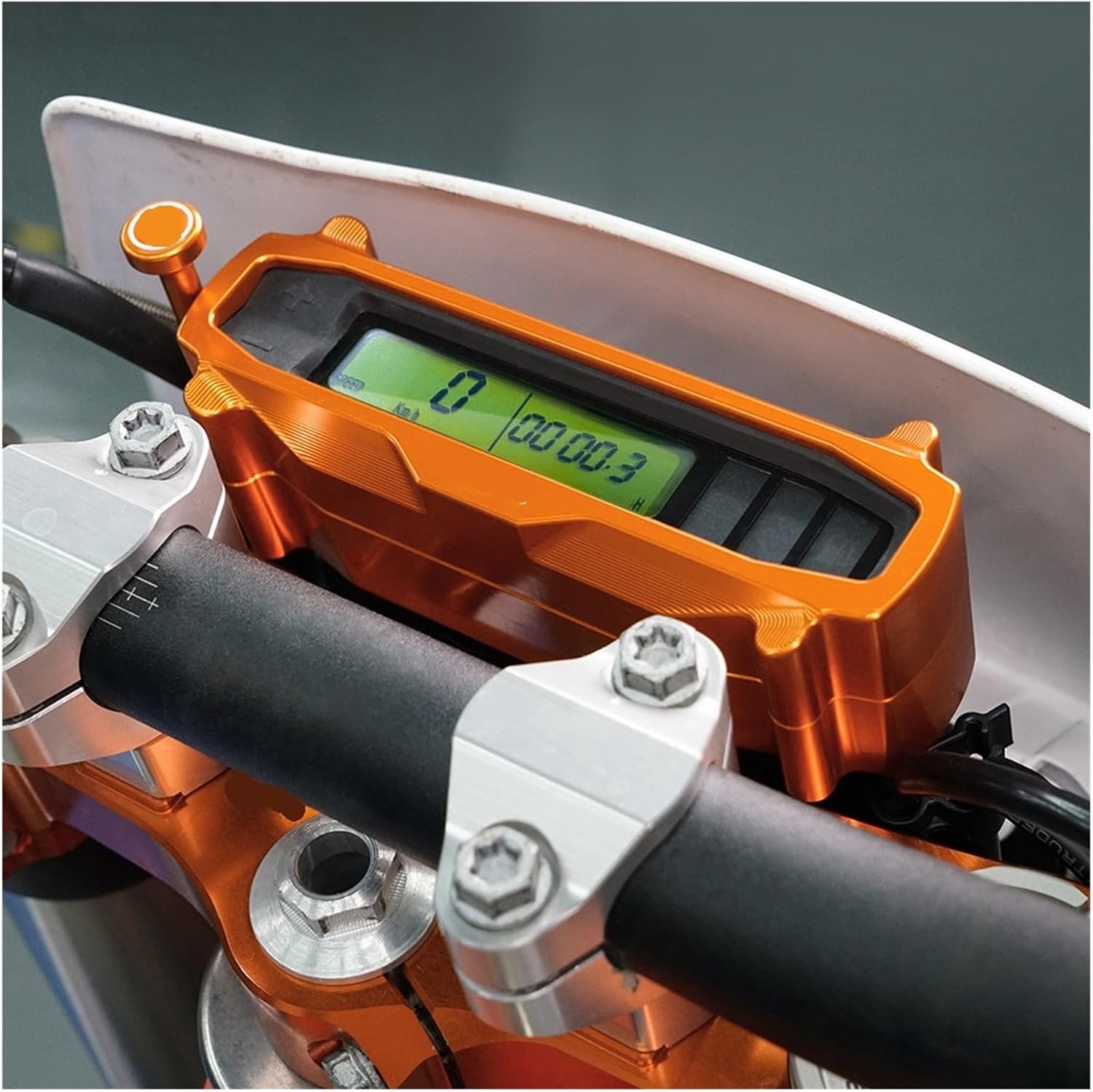 Kickstands Jiffy Stands Compatible with EXC TPI 300 EXC-F 350 XCW 500 XCF-W 250 Six Days TPI 125 150 200 450 2015-2022 Odometer Protector(Orange)