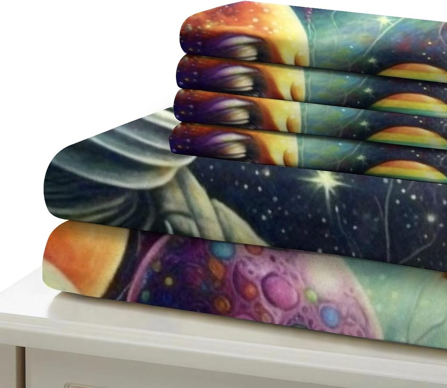 Printed Quilt Cover 3D Print Pillow Cases Bedding Set Soft Easy Care Bedding Quilt Cover Set Quilt Cover Children Room Decor 2 Pillowcases Full（203x228cm）